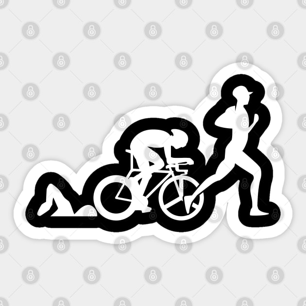 Triathlon Athlete Sticker by swissles